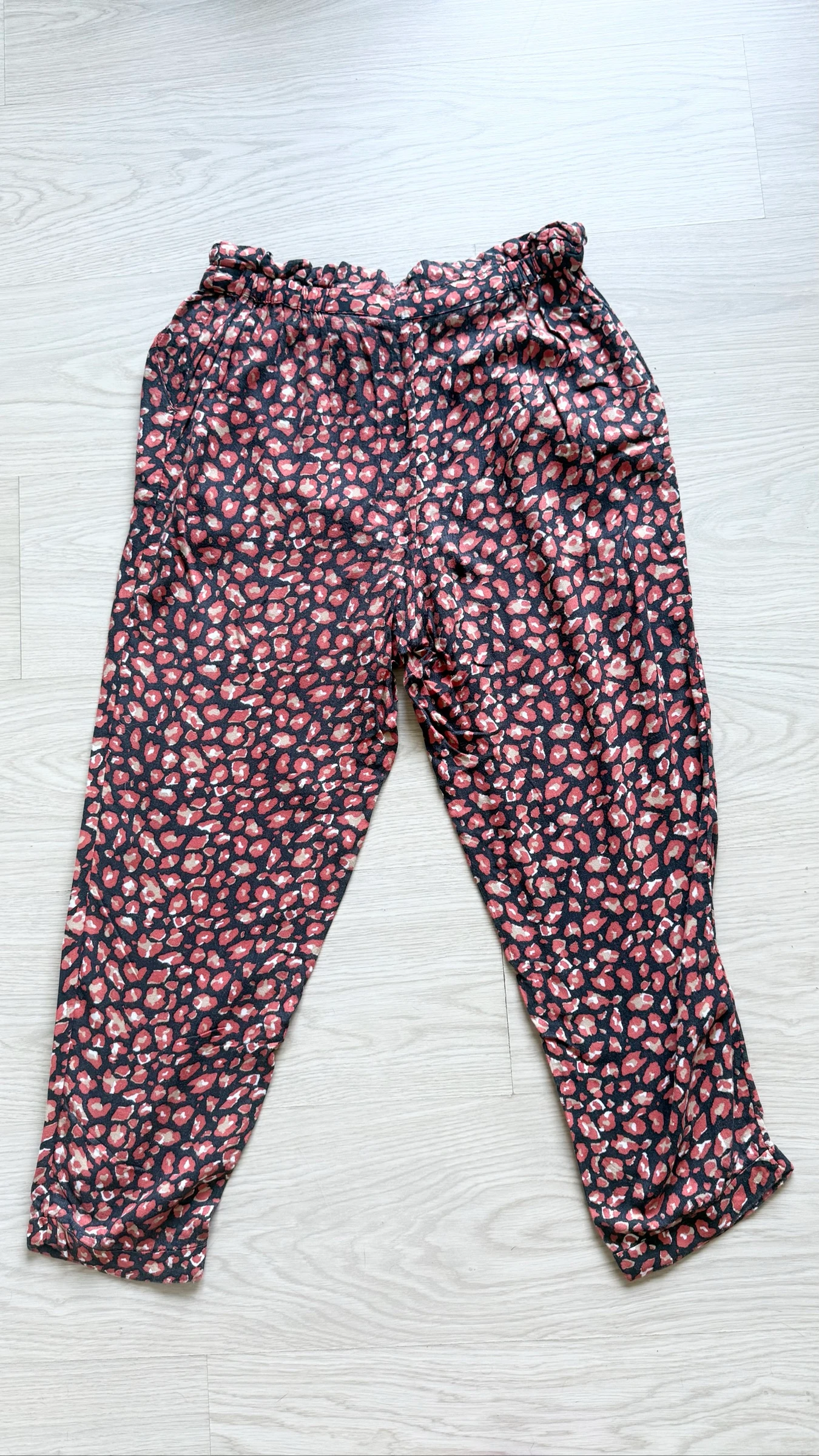 Calça curta Sarouel coral e preta Pimkie tamanho 36 P – photo 7